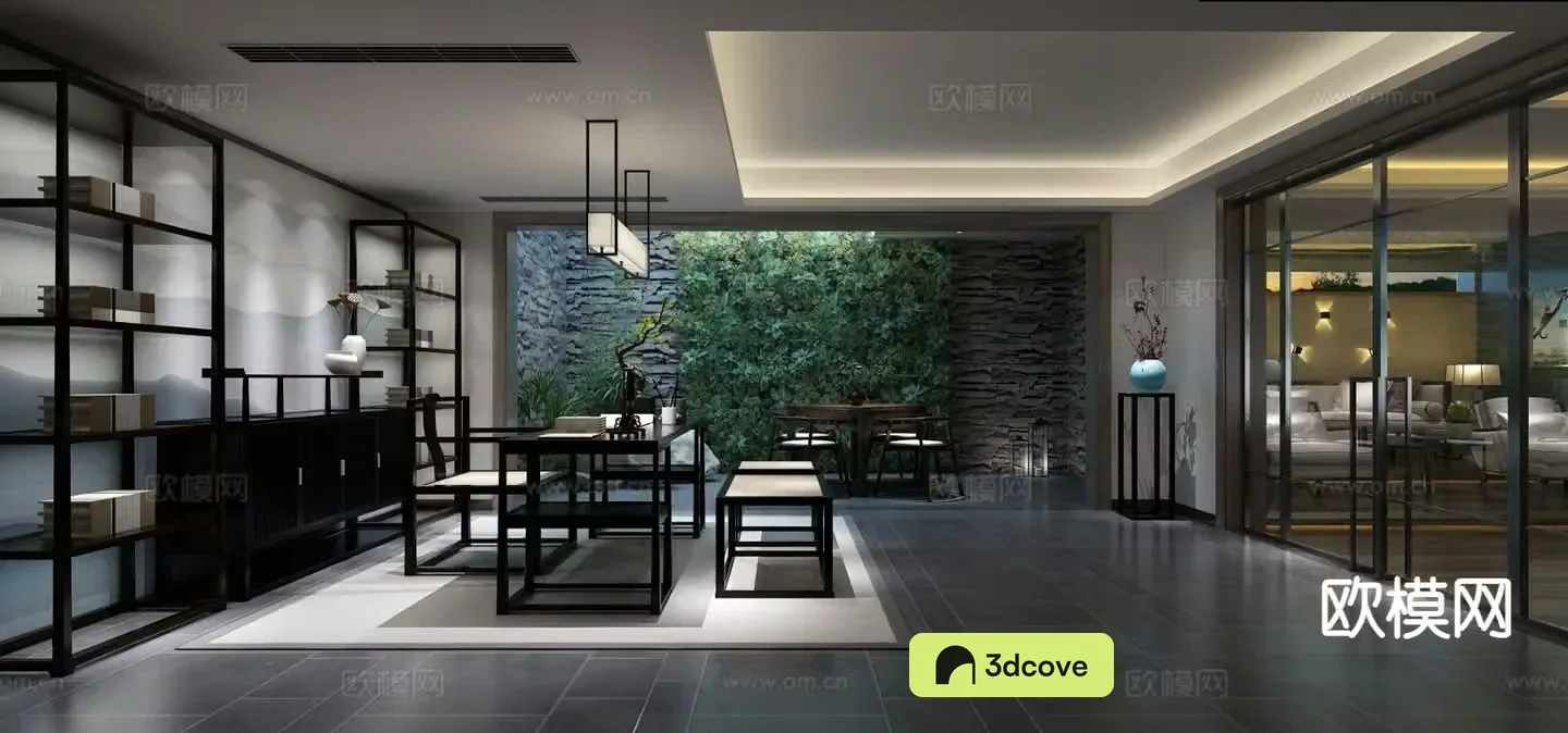New Chinese style study