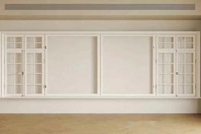 White Wall With Windows 3D Model – 1728 – CORONA Render