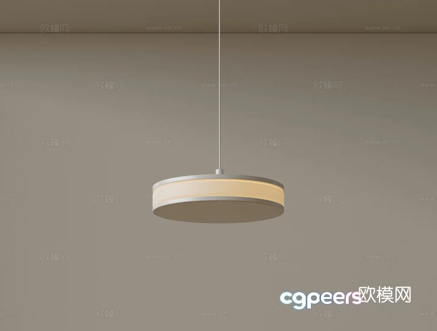 Modern minimalist small chandelier bedside chandelier 3d model
