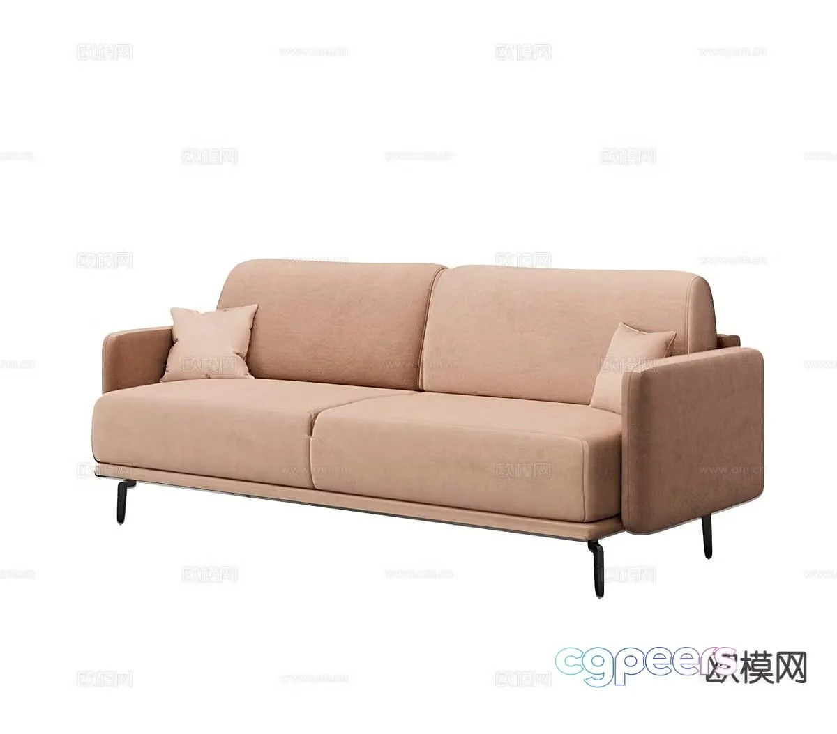 Modern love sofa 3d model