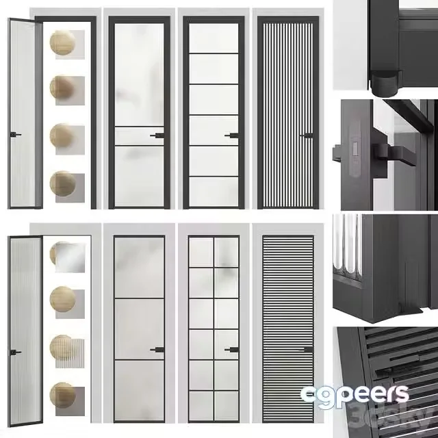 3ds Max Free – FORMATO glass partition doors from Volkhovets