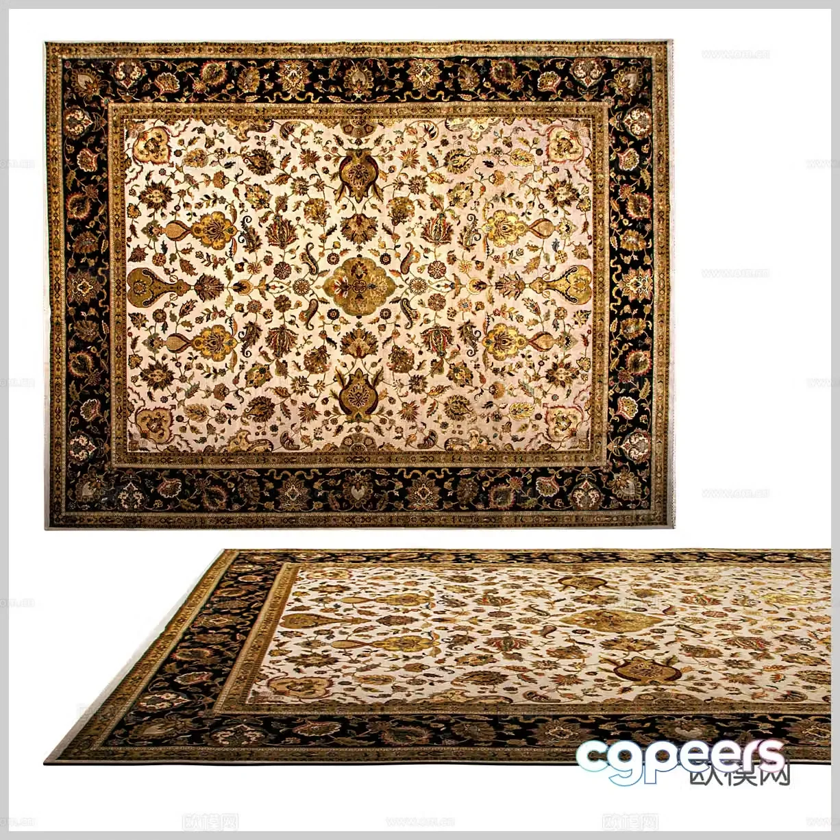 American carpet European carpet Classical carpet B&B carpet Southeast Asian carpet Retro carpet 3d model