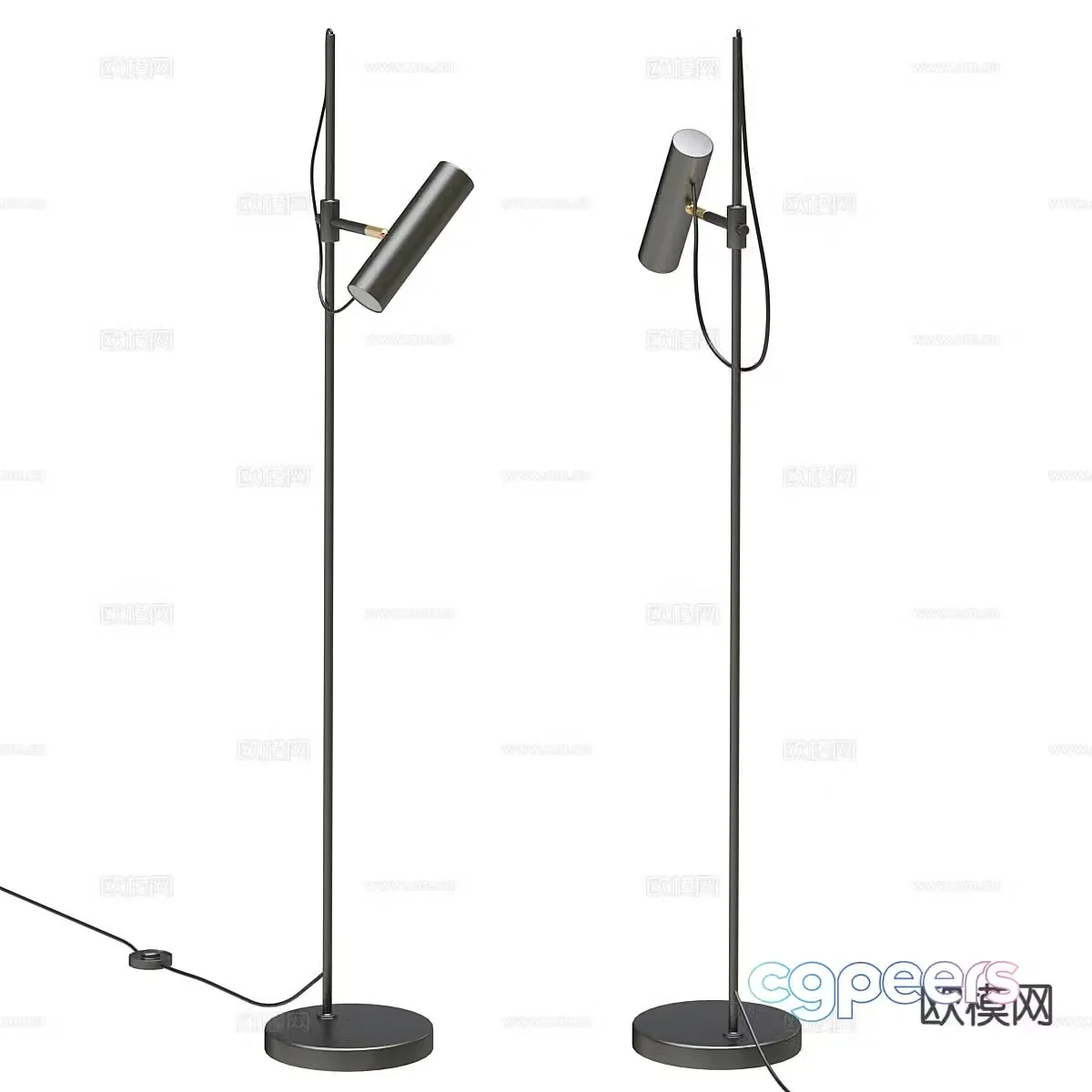 Modern floor lamp 3d model