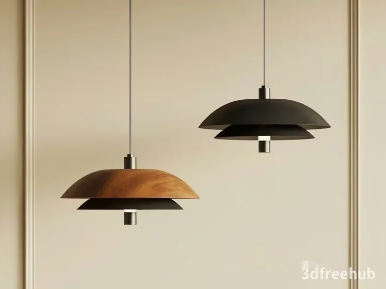 Modern Light Fixtures 3D Model – 19159 – VRAY Render
