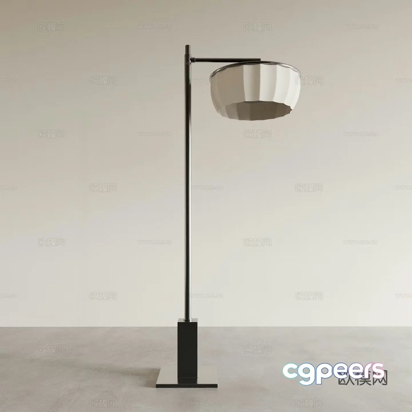 Floor lamp Fishing lamp 3d model