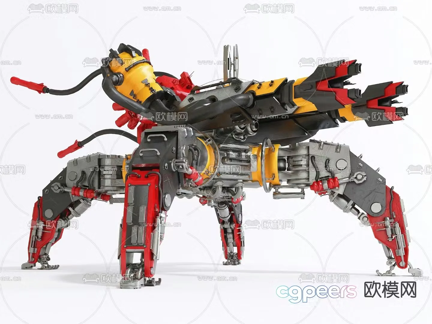 Modern robot Transformers toy 3d model