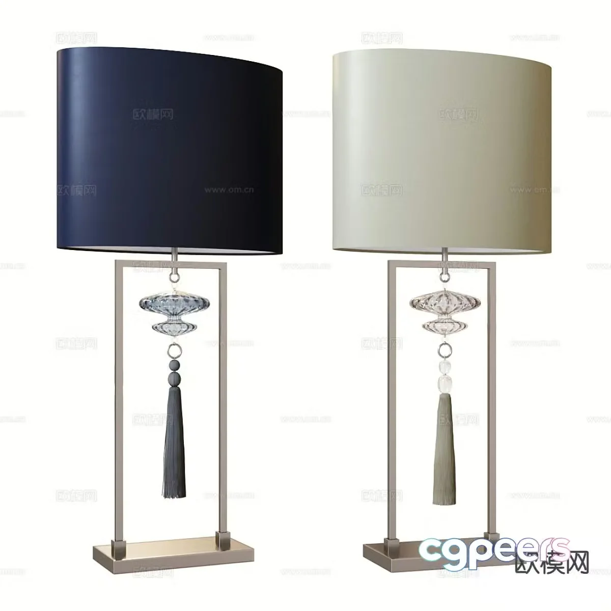 New Chinese desk lamp 3d model
