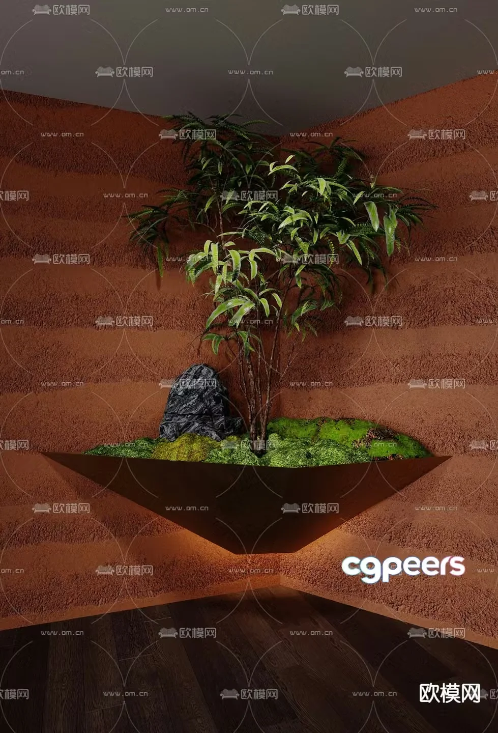 Plant landscaping landscape sketch landscape tree 3d model