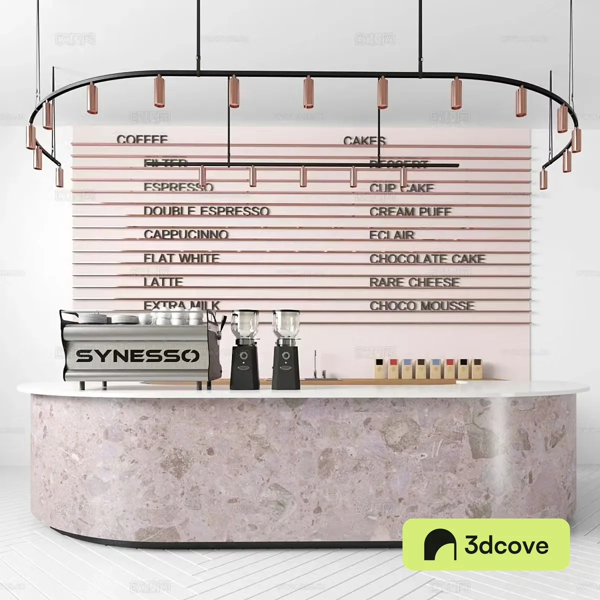 Cream Feng Shui Bar Coffee Bar