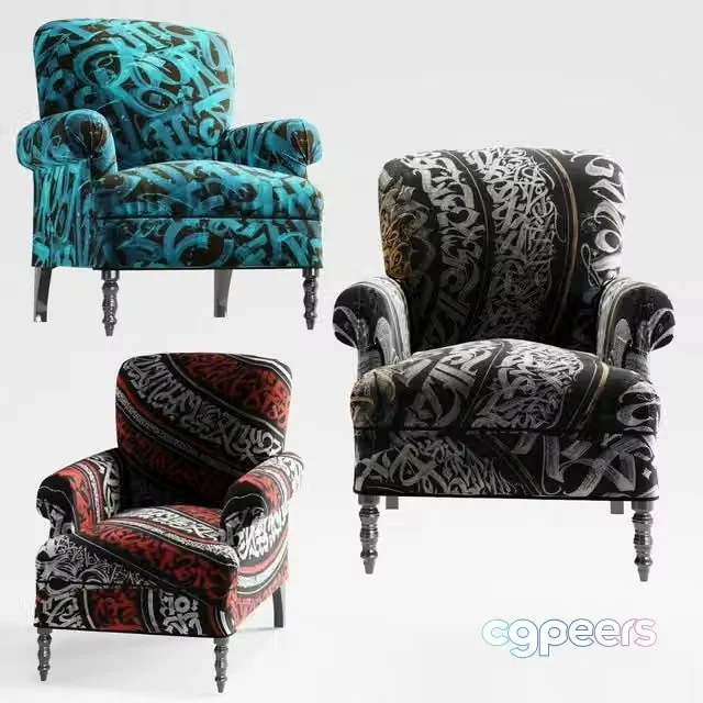 3ds Max Free – Armchair Vanguard Furniture Vanguard 382