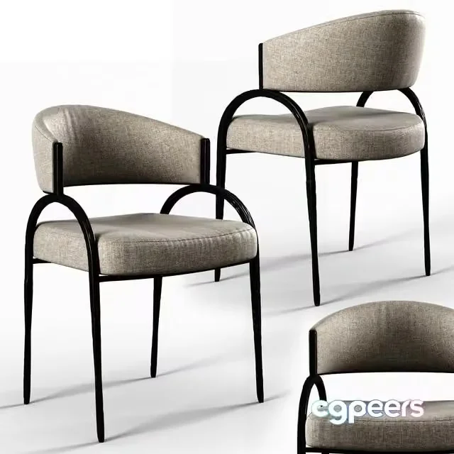 3ds Max Free – Arteriors bahati chair