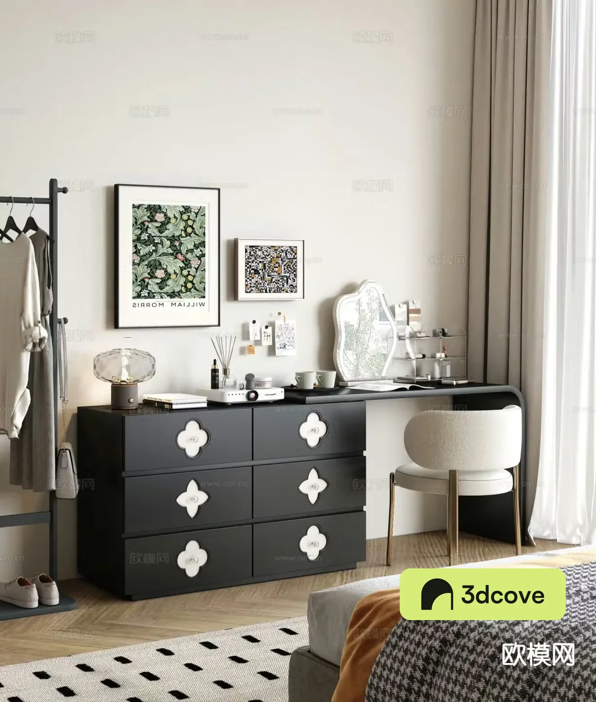 French dresser storage cabinet