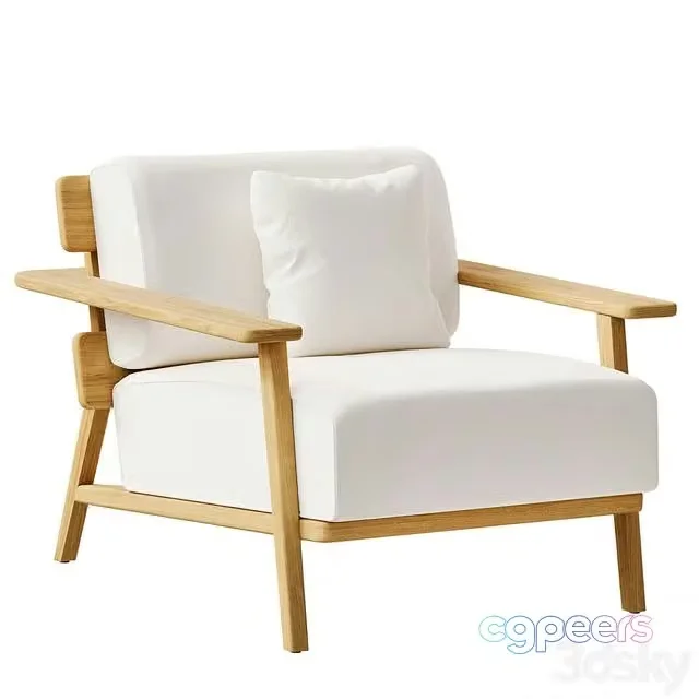 3ds Max Free – PARALEL Garden armchair By POINT