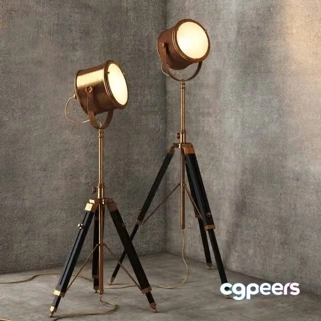 3ds Max Free – GRAMERCY HOME – Floor Lamp FL038-1BRS