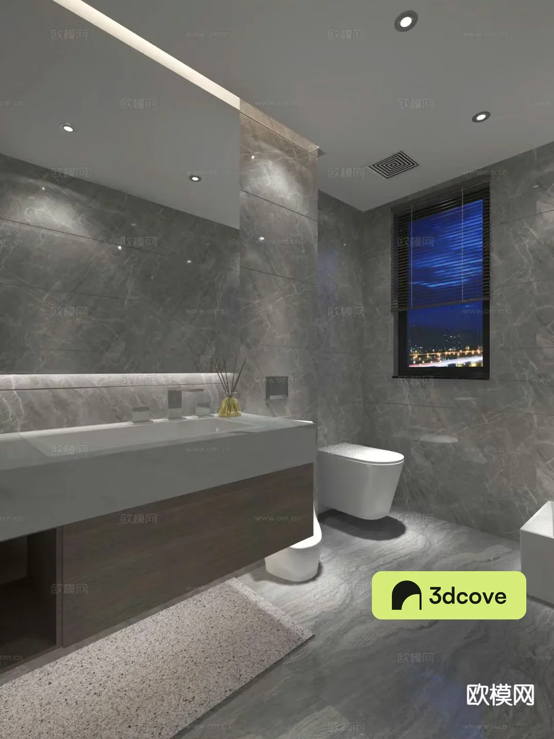 modern bathroom toilet