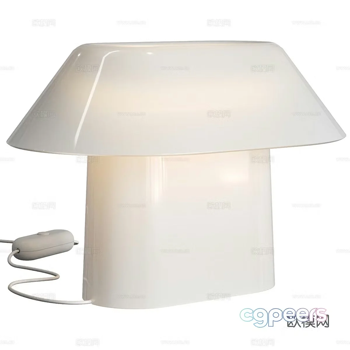 Modern minimalist decorative desk lamp 3d model