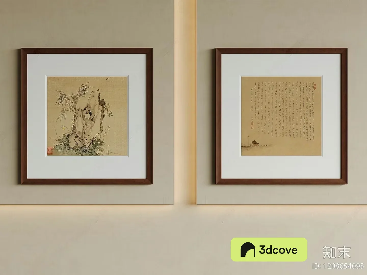 A Pair Of Framed Artworks