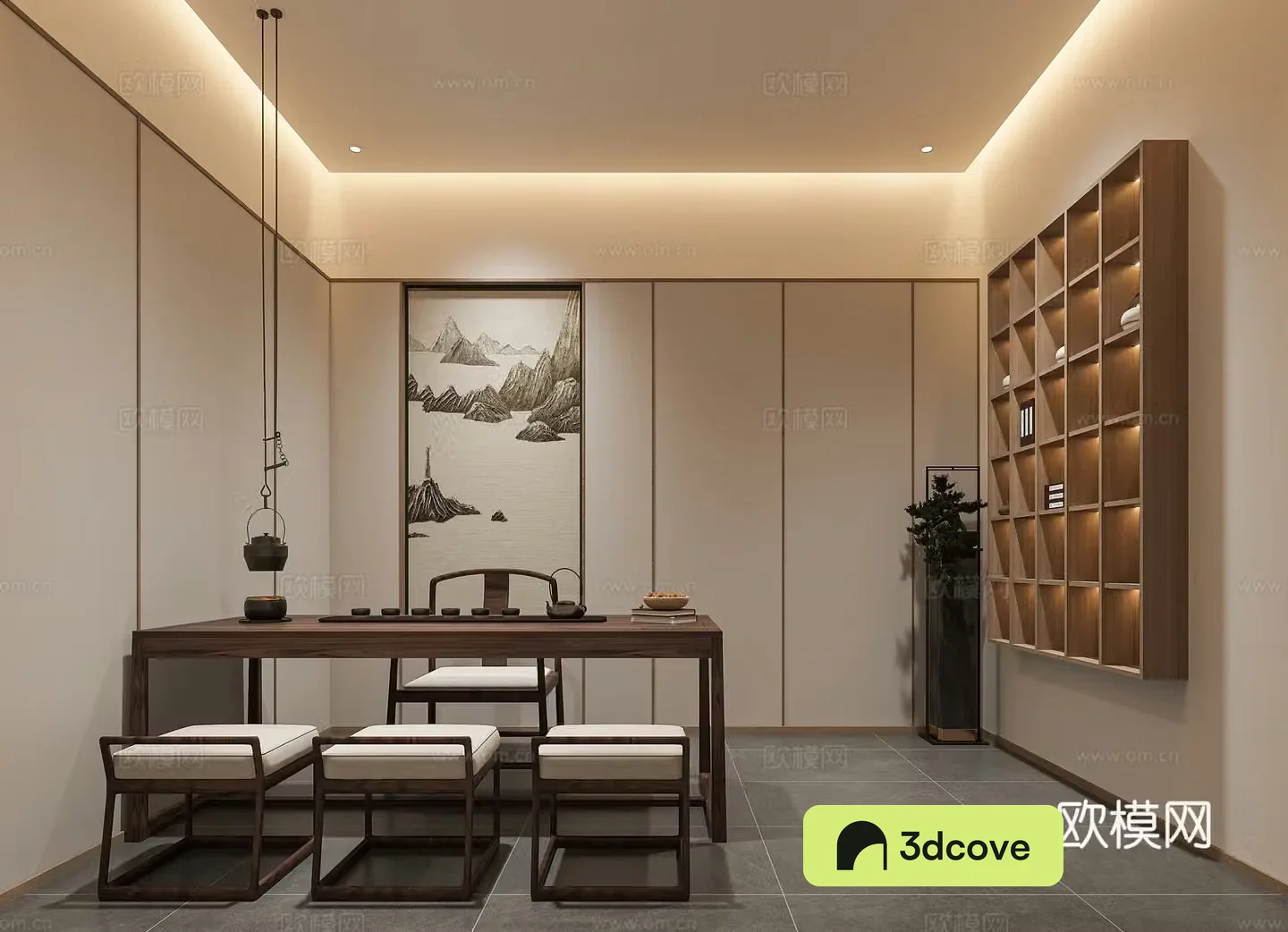 New Chinese tea room
