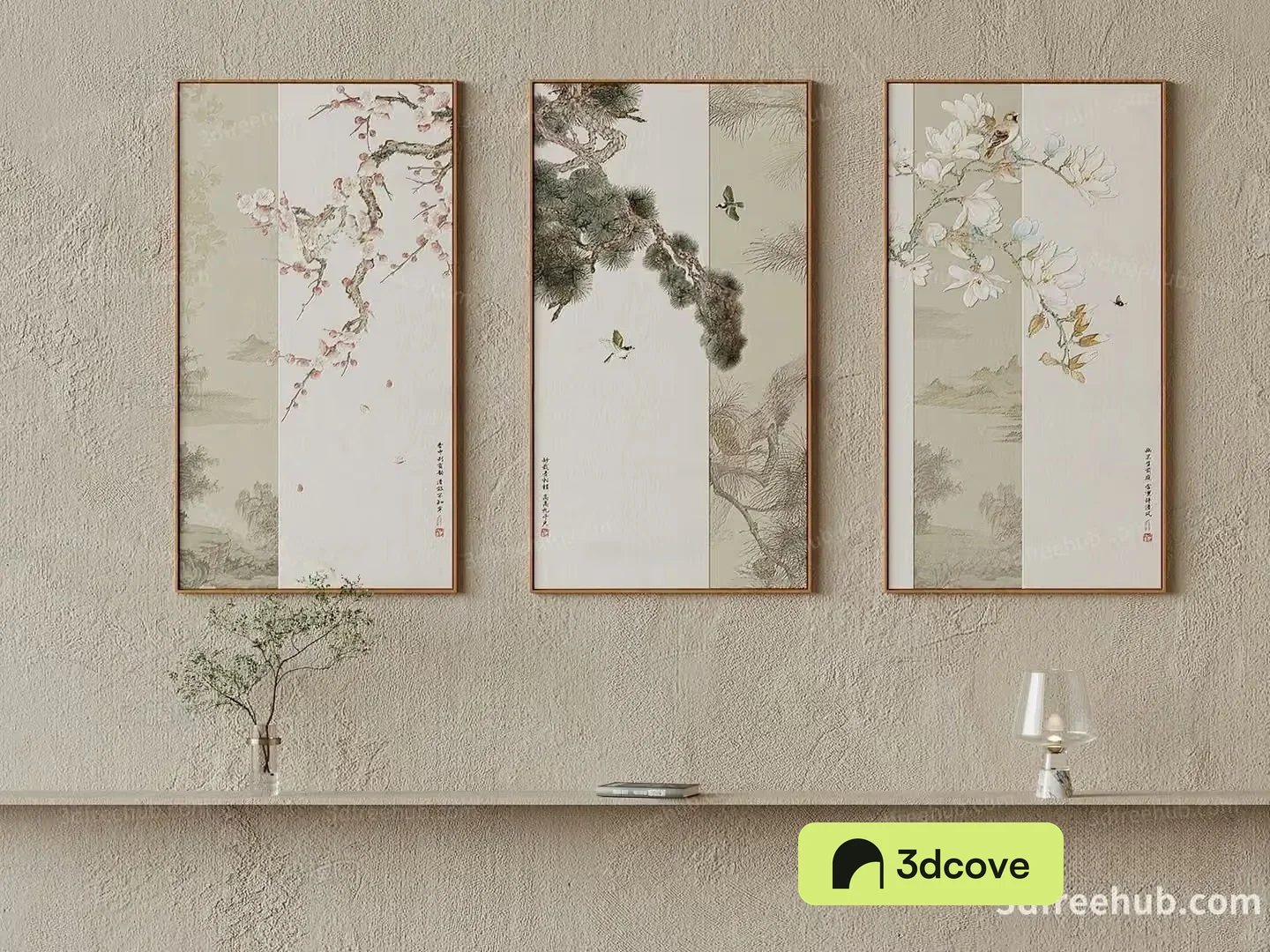 Modern Asian-Inspired Art