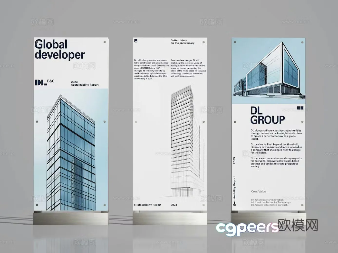 Billboard 3d model