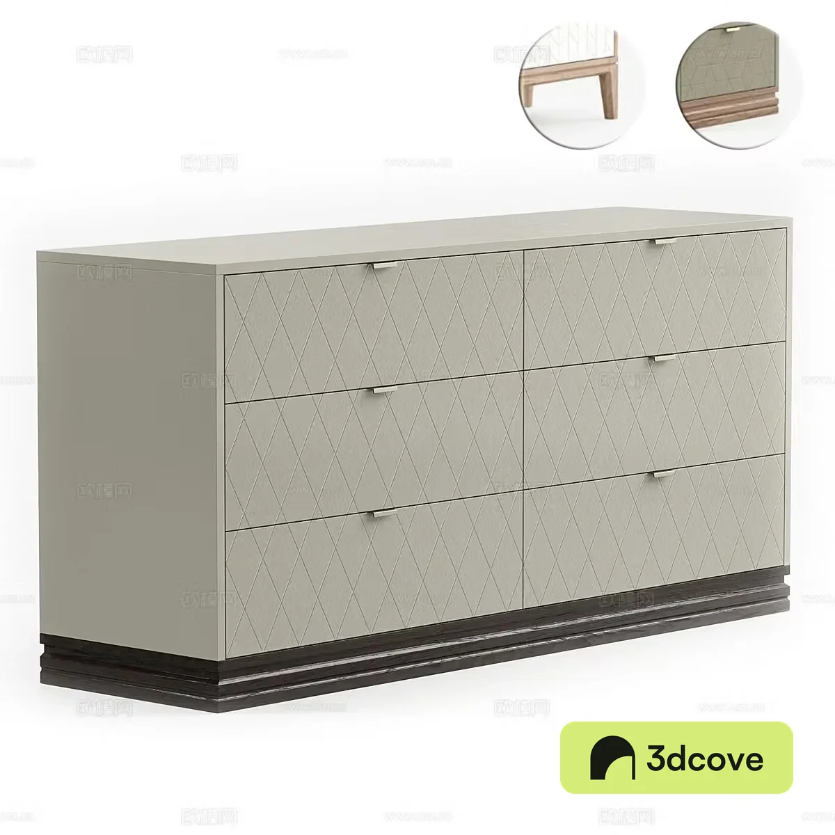 Modern entryway cabinet
