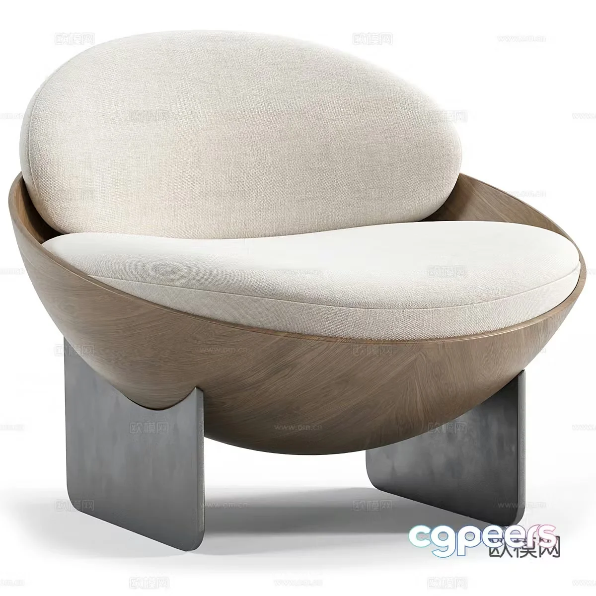Sofa coffee table combination 3D model