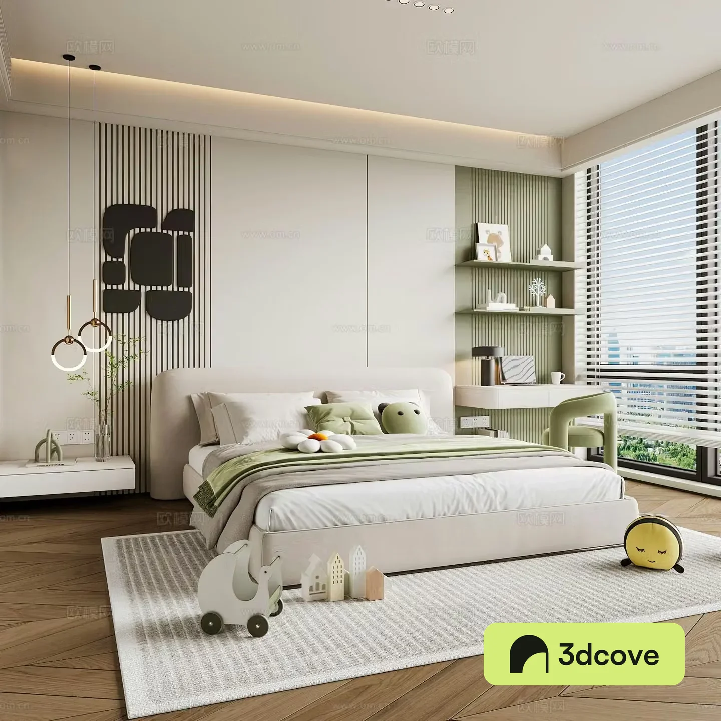 Modern children’s room boy’s room kid’s room