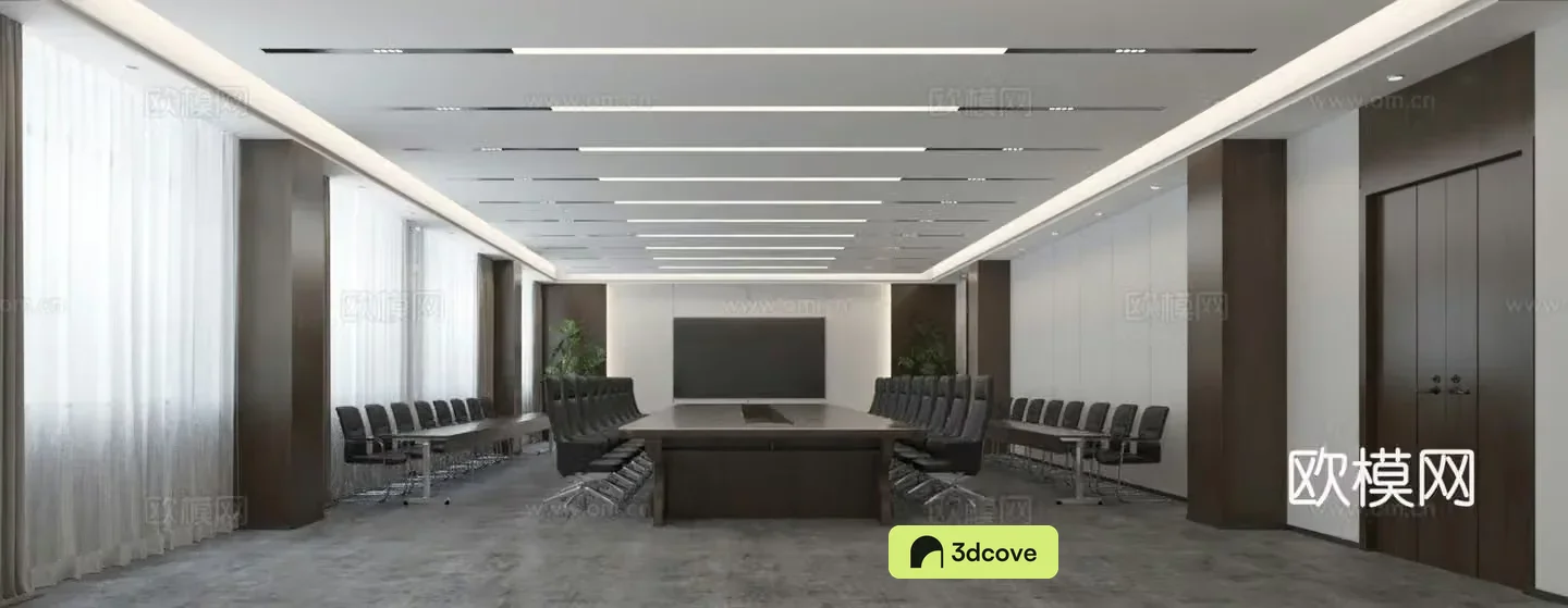 Modern large and small conference room