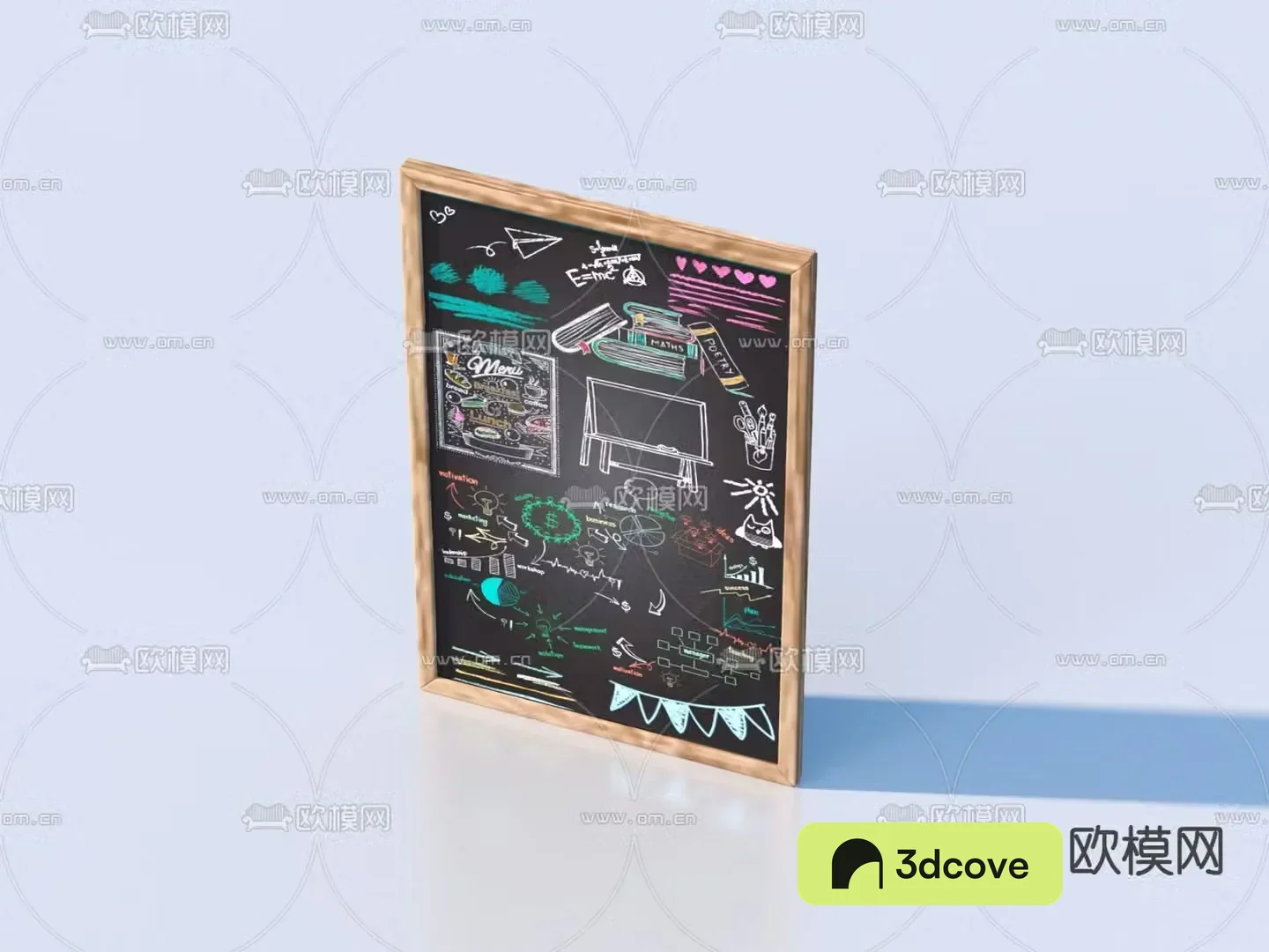 blackboard graffiti wall chalk drawing