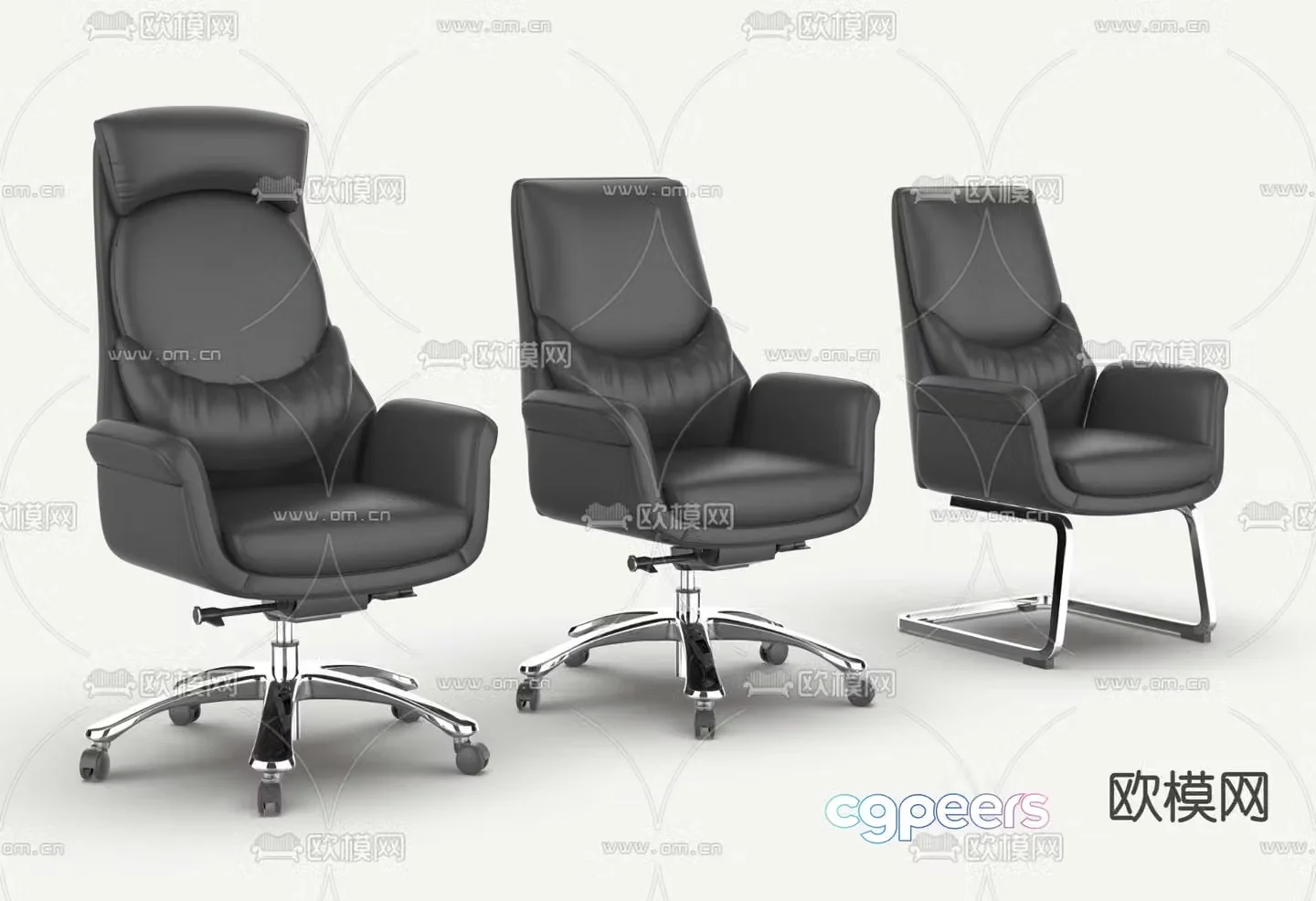 Office chair executive chair 3d model