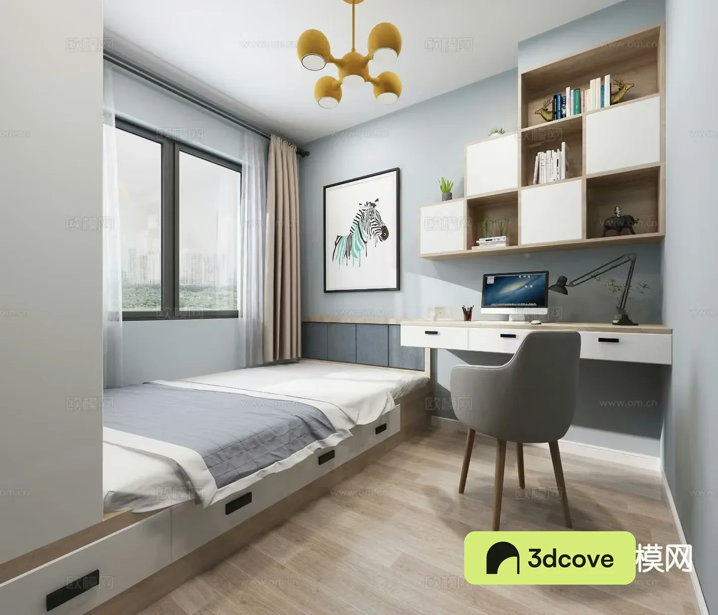 Nordic tatami bedroom