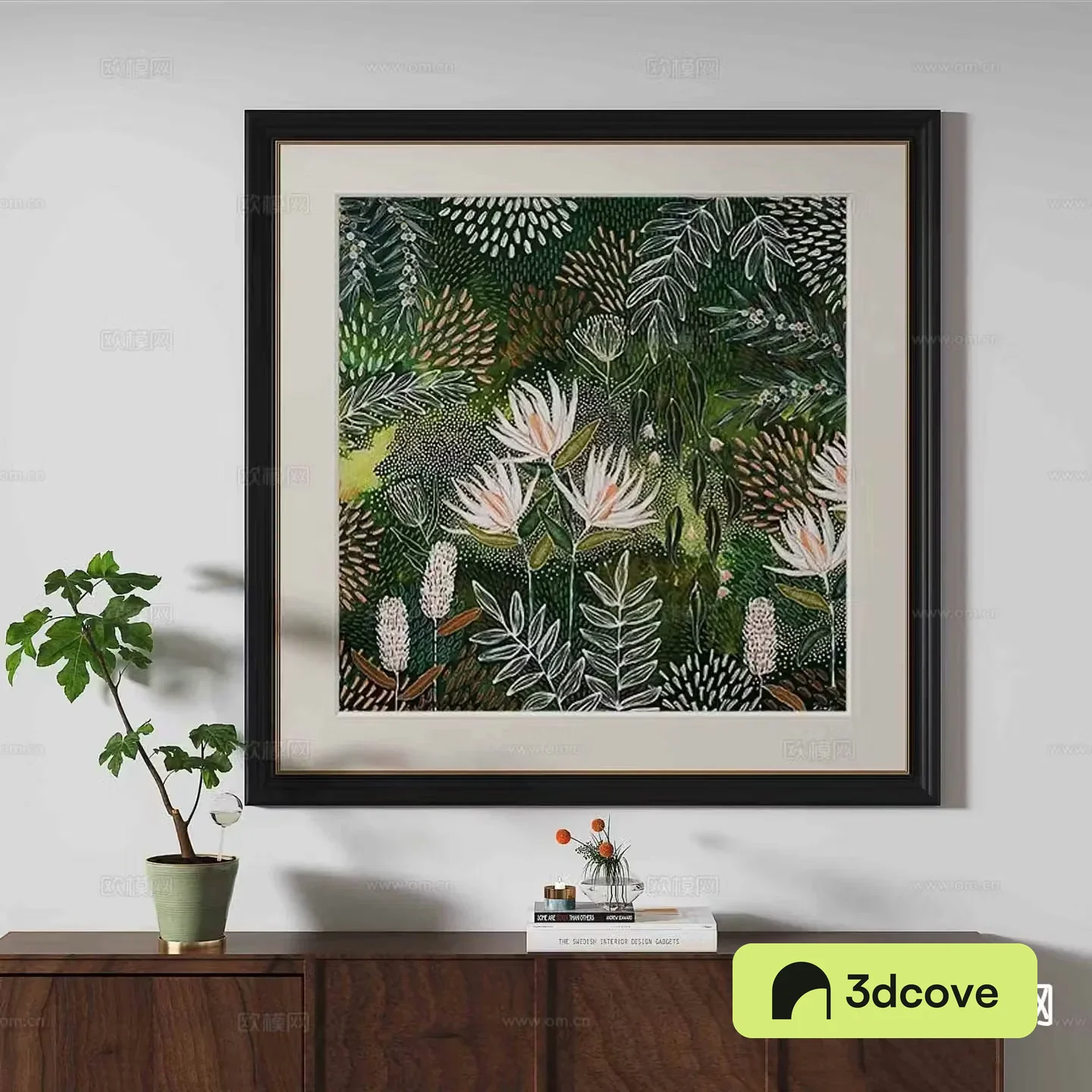 French hanging painting decorative painting