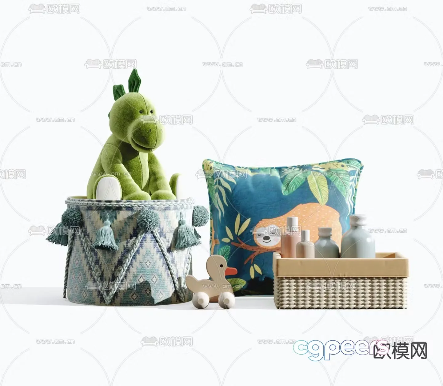 Modern children’s toys 3d model