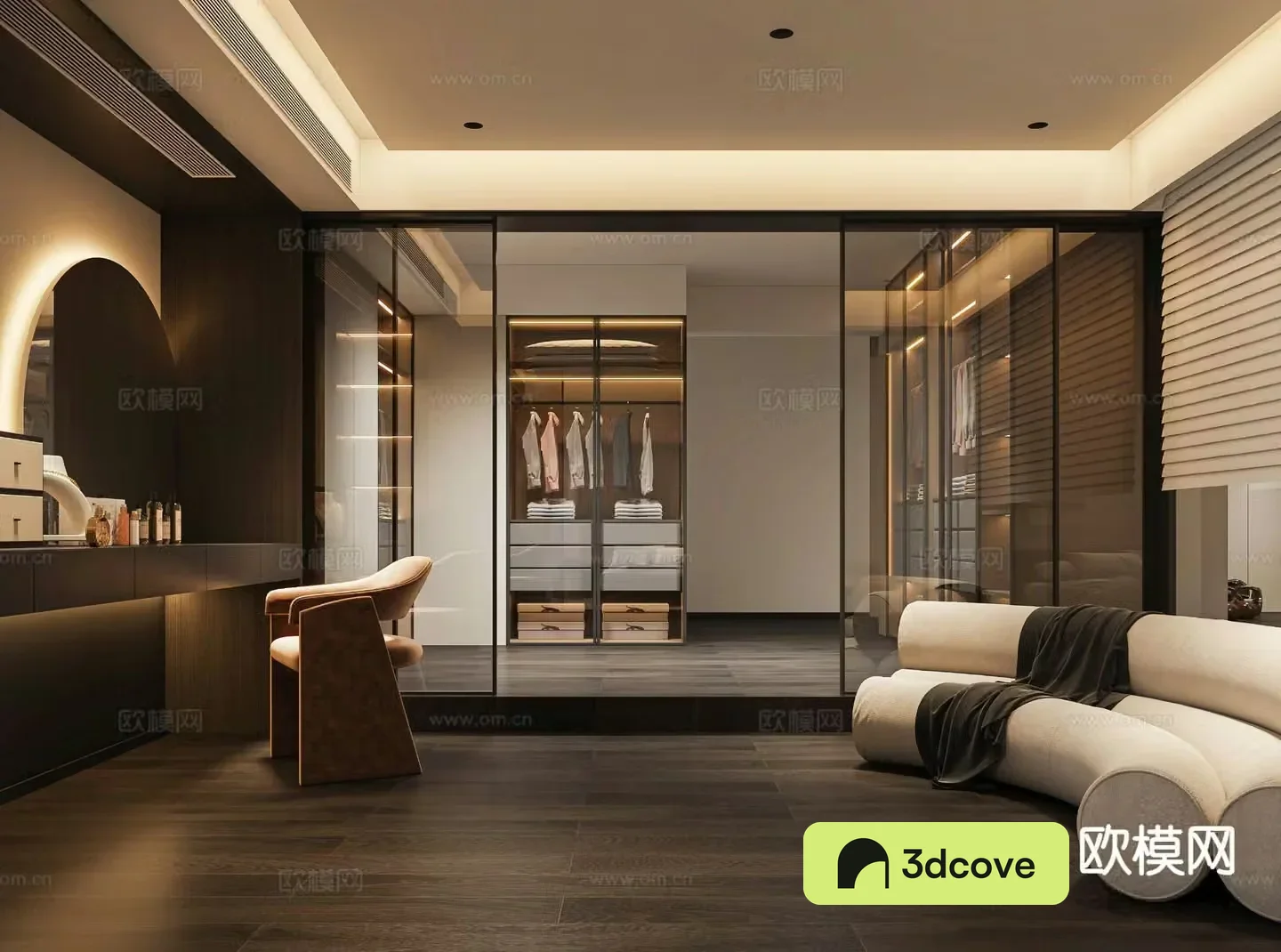 Modern cloakroom