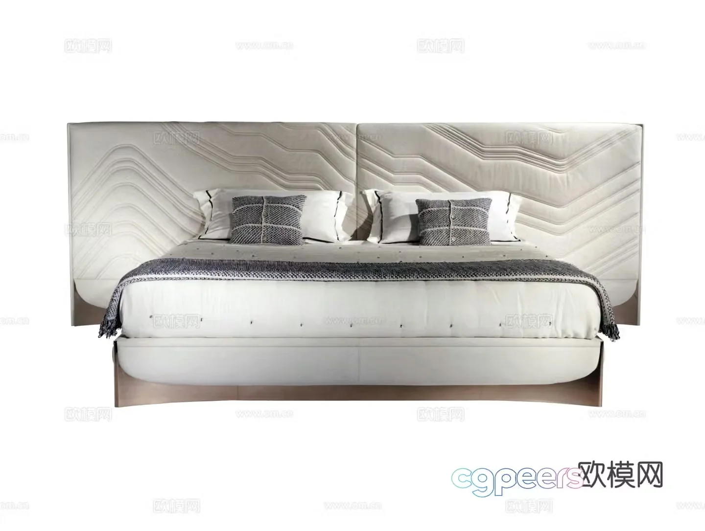 Visionnaire CA’ FOSCARI Double Bed 3D Model