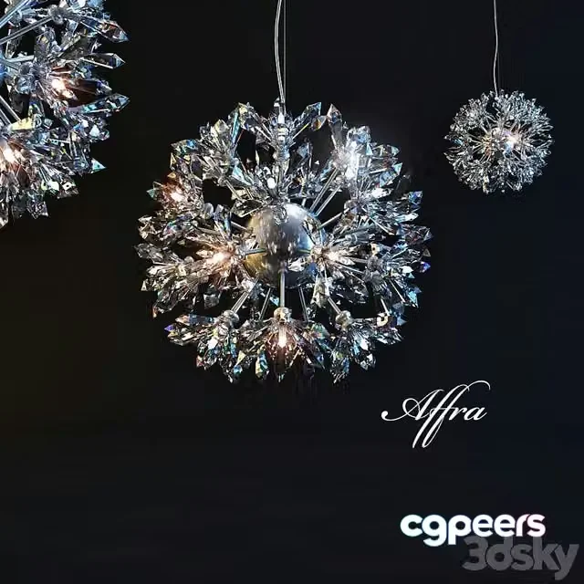 3ds Max Free – Lamp hanging Affra