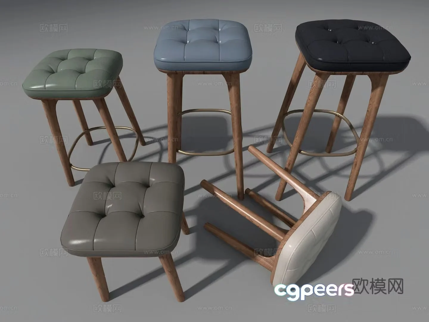 Barrel stool 3d model
