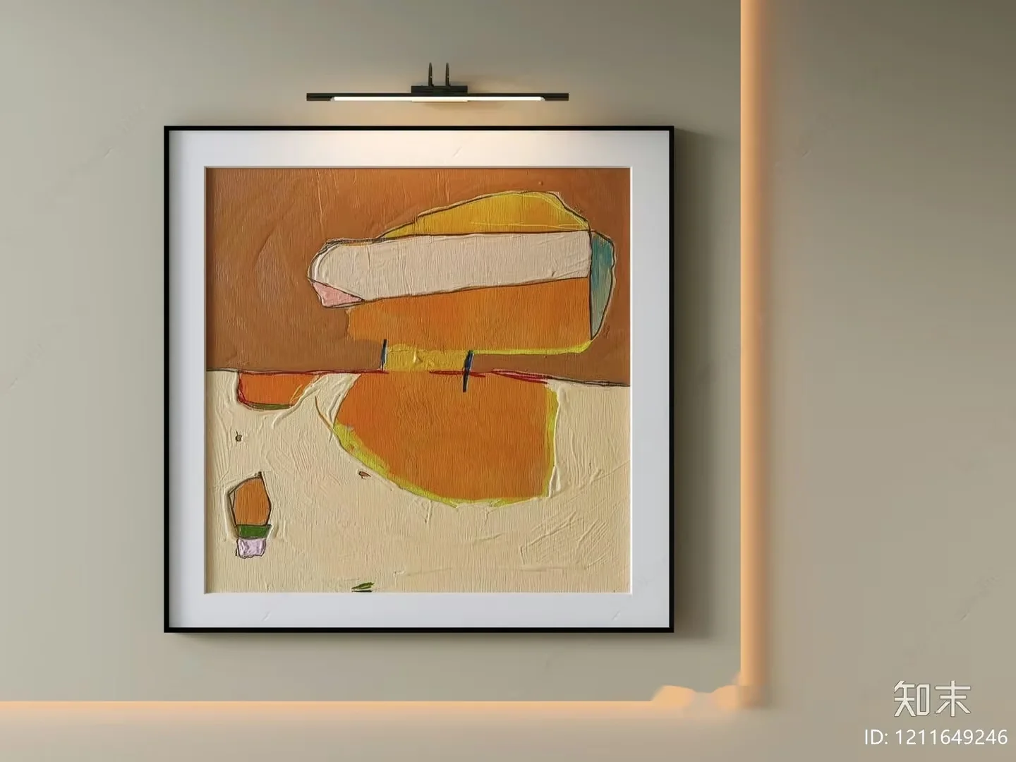Abstract Art Piece 3D Model – 19752 – VRAY Render