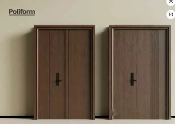 Two Brown Doors 3D Model – 9500 – VRAY Render