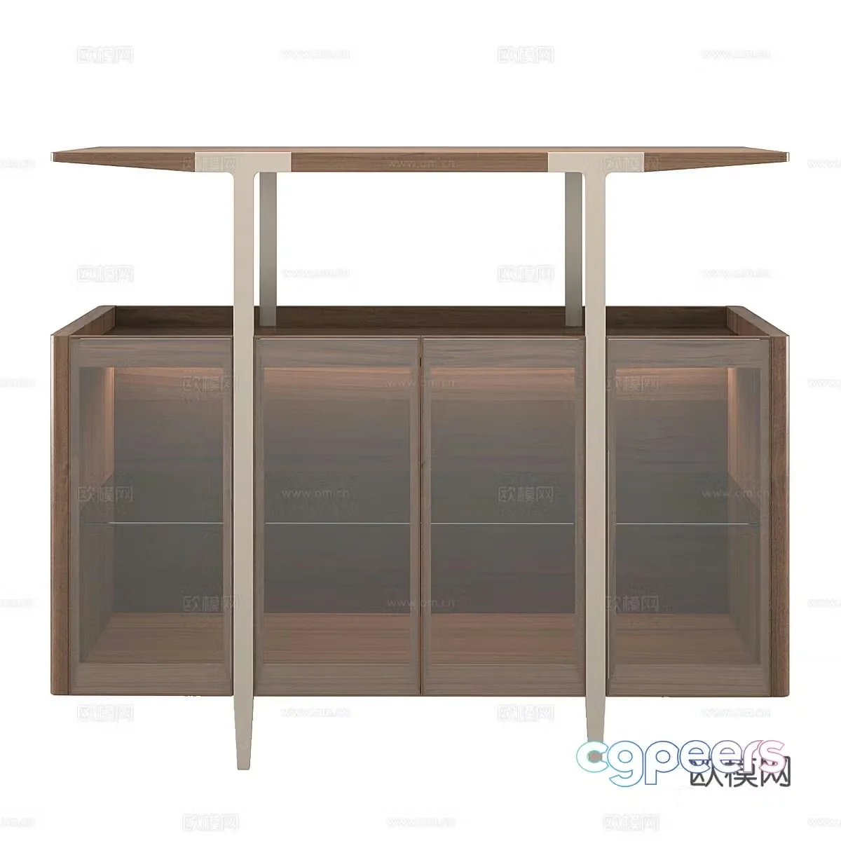 3d model of chest of drawers