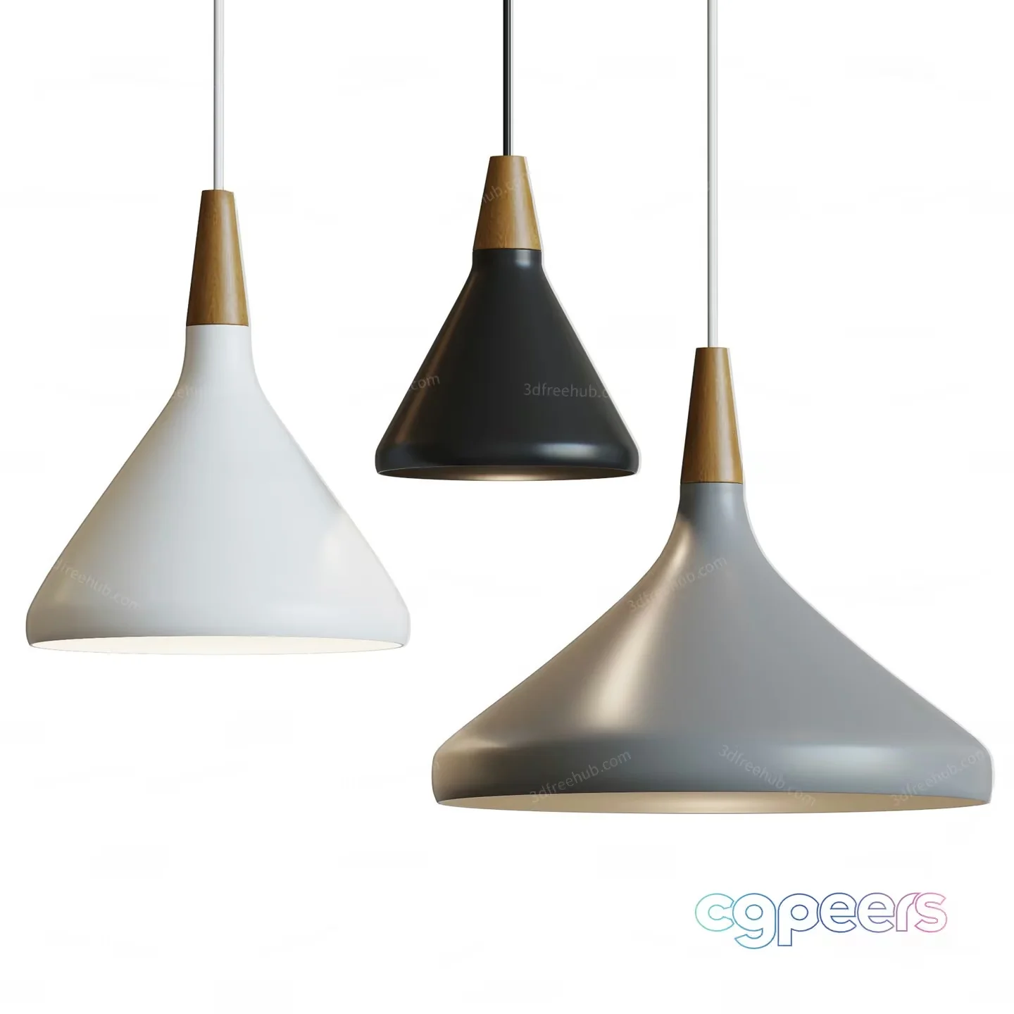 Modern Light Fixtures 3D Model – 13558 – VRAY Render