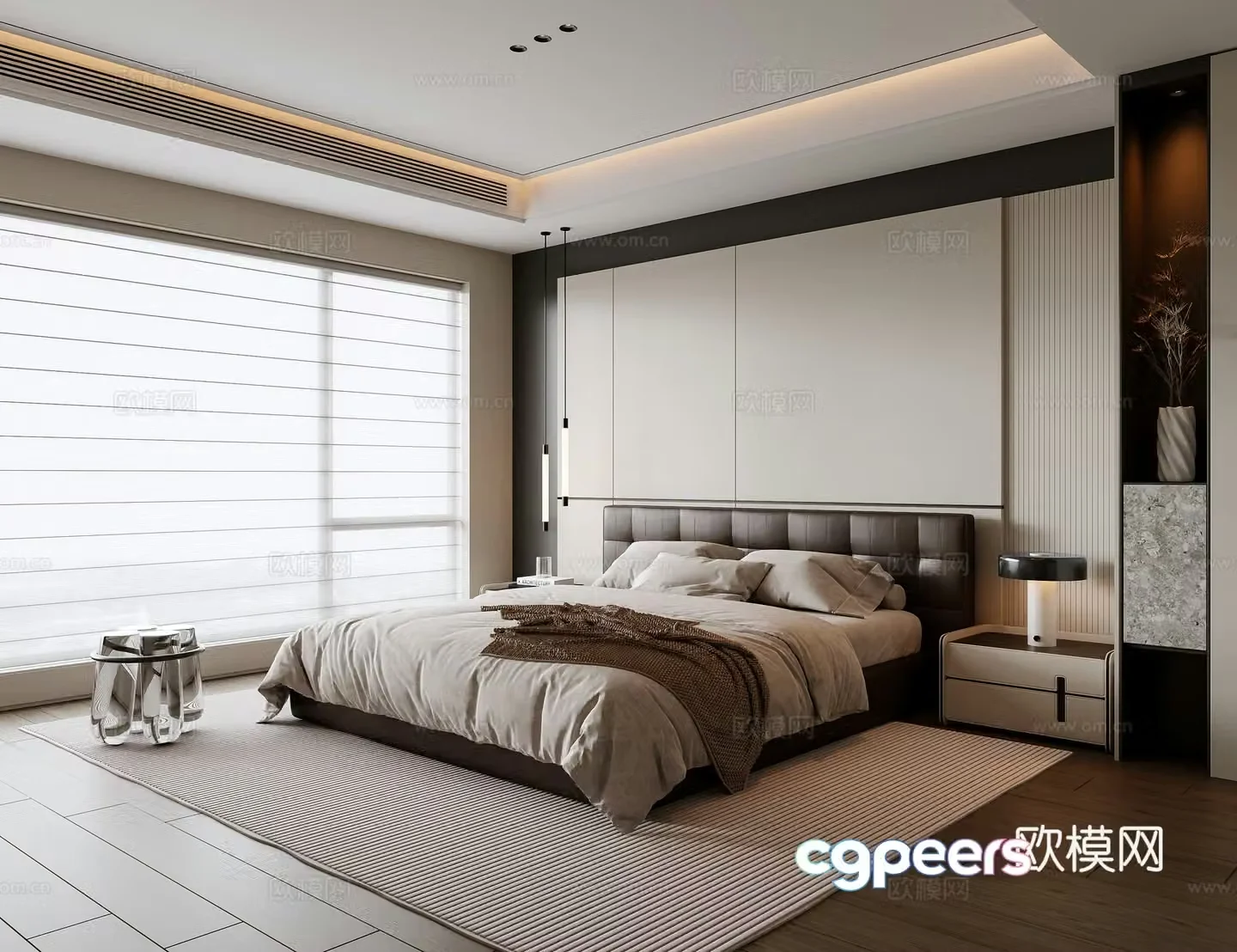 Italian bedroom 3d model
