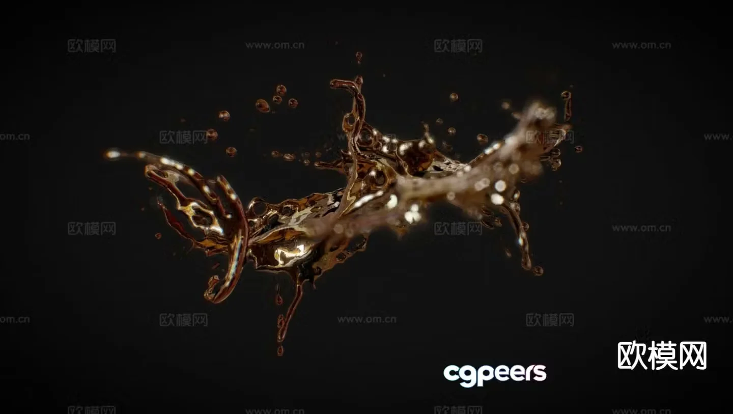 water spray spray water drop 3d model