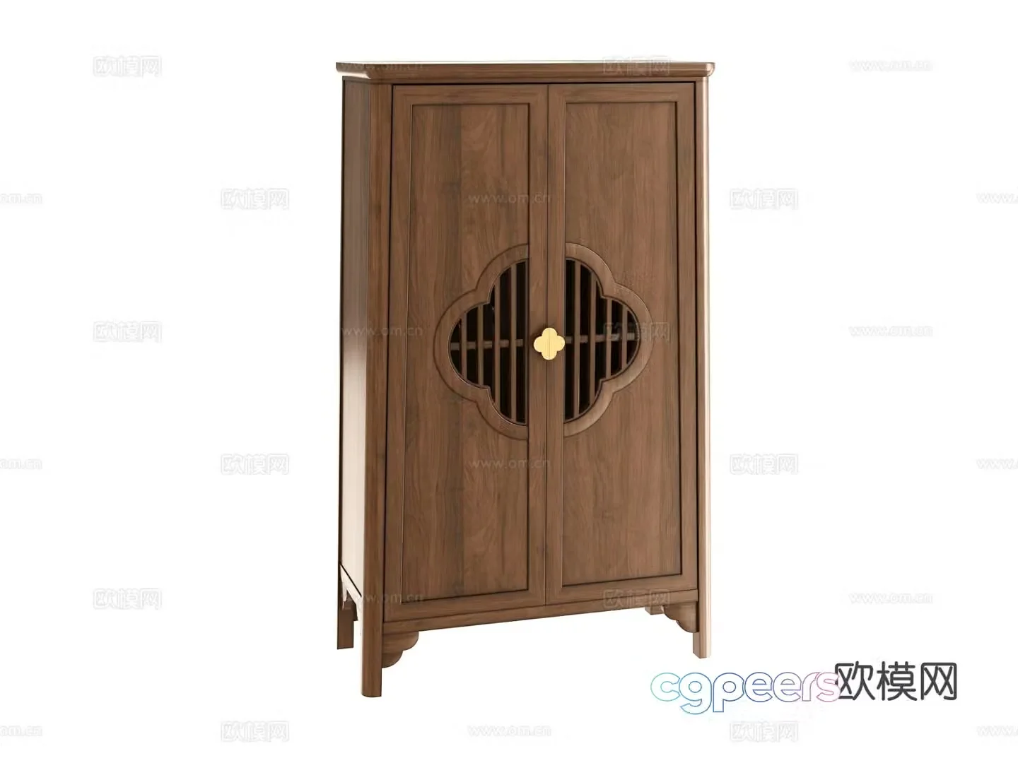 New Chinese style decorative cabinet 3d model