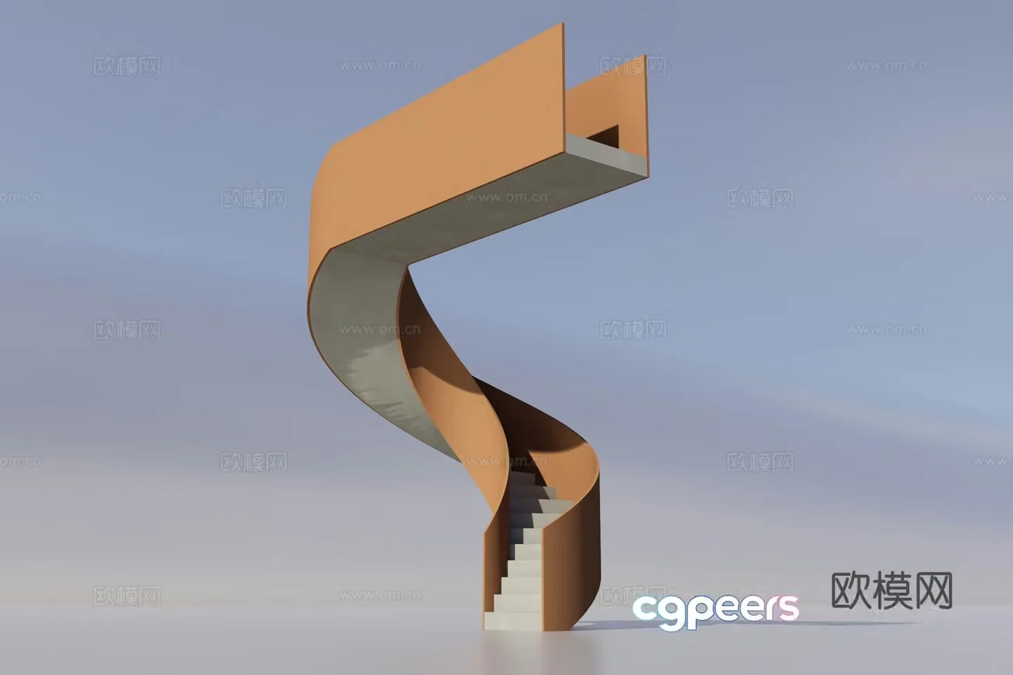 Spiral staircase 3d model