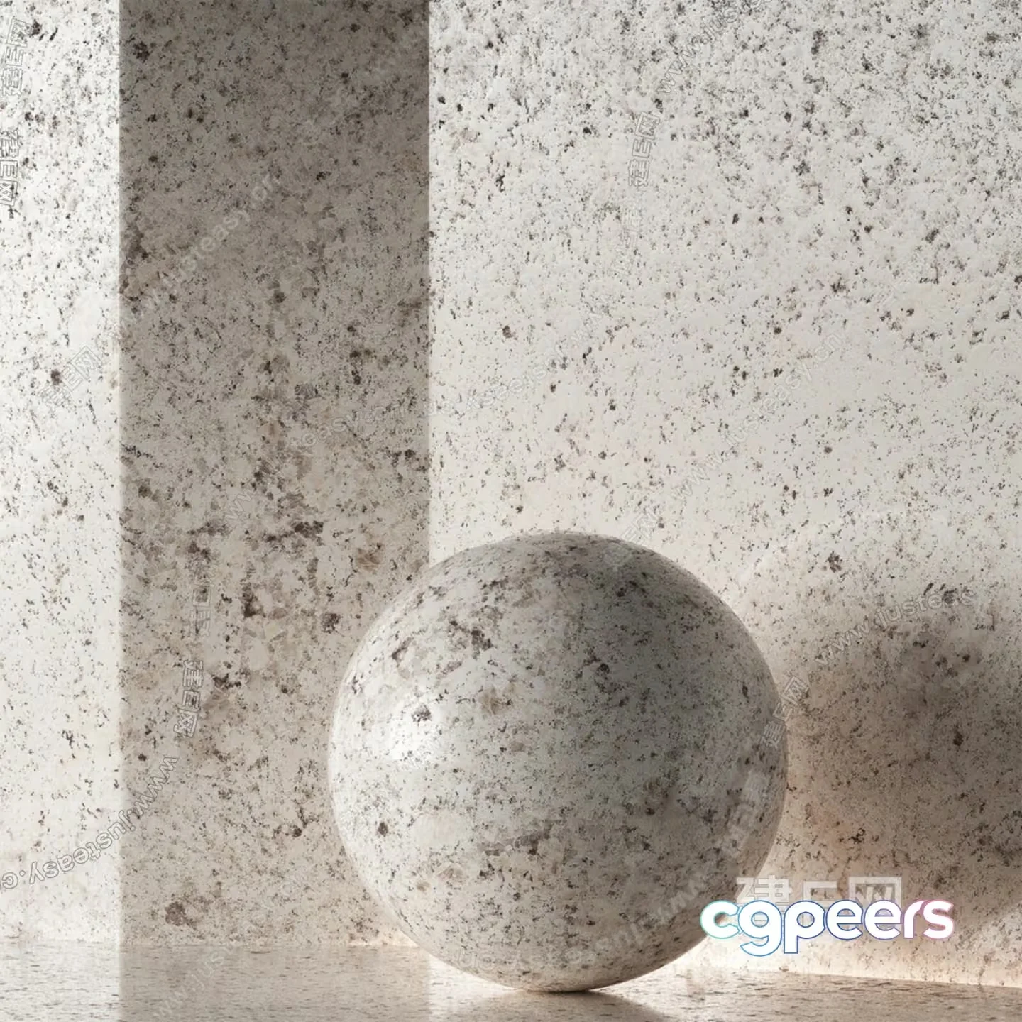 A Large Round Stone 3D Model – 17676 – VRAY Render