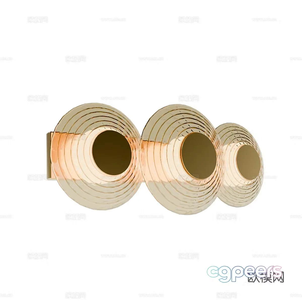 Modern simple wall lamp wall lamp simple wall lamp decorative wall lamp glass wall lamp 3d model