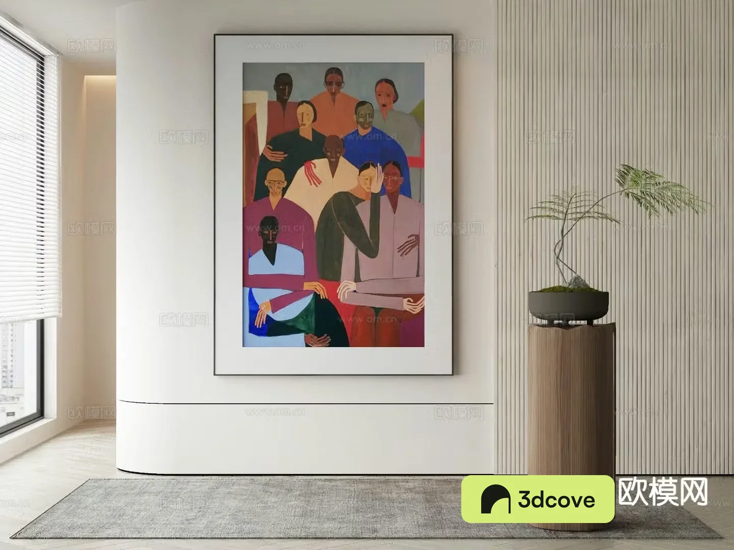 Modern art painting texture painting decorative painting