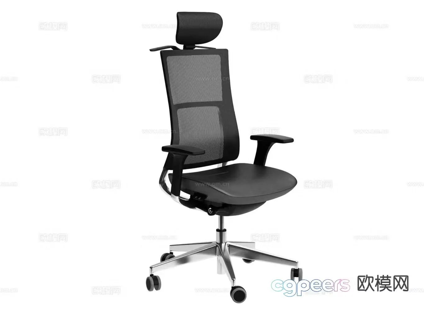 Office chair class chair executive chair 3d model