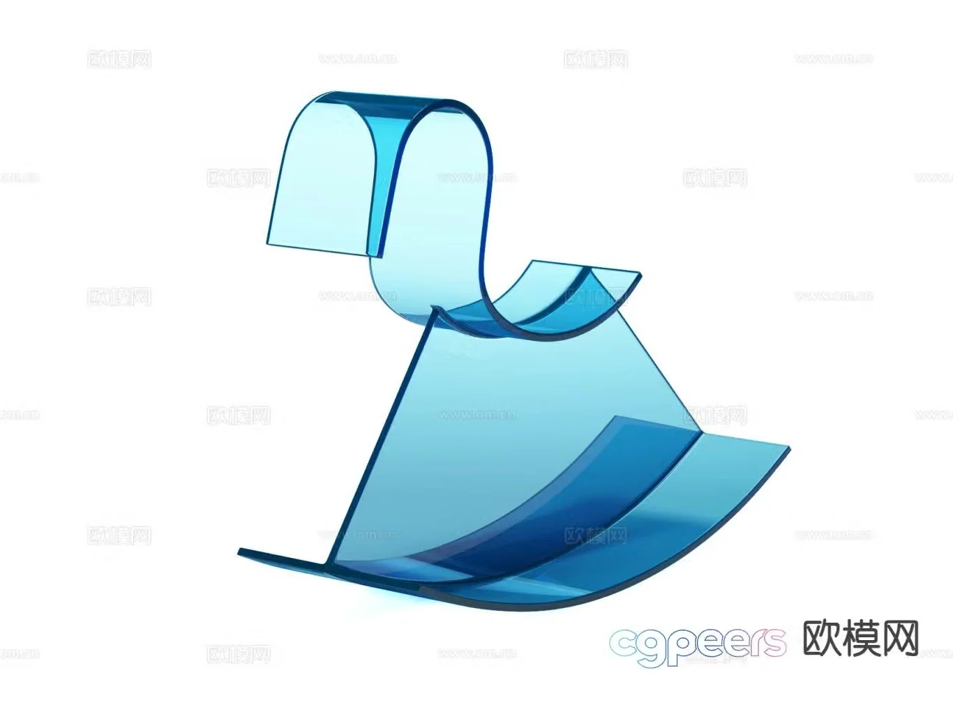 Children’s Trojan Horse Acrylic Trojan Horse 3d model